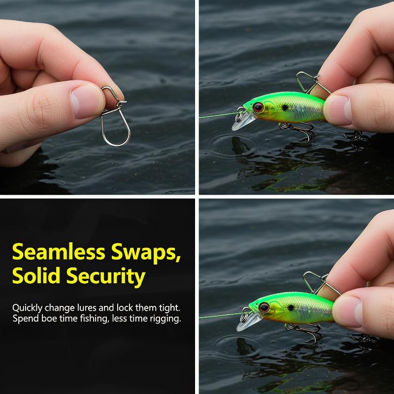 Fishing Rod Surf - Stainless Steel Fishing Swivel Snap Pin