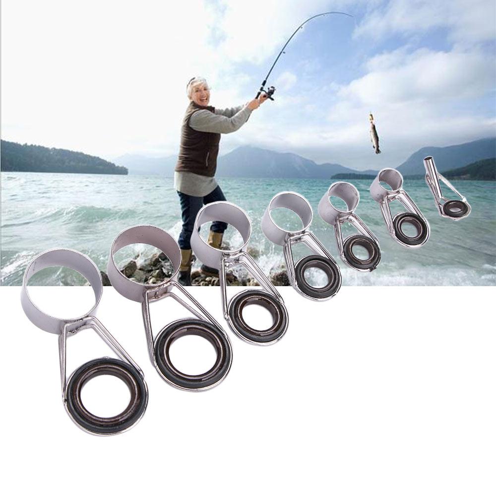 Fishing Rod Telescopic - 7 Sizes Stainless Repair Tip Telescopic