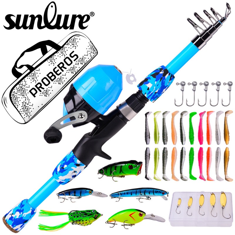 Children Fishing Pole Telescop - Fishing Rod Spinning recension och pris