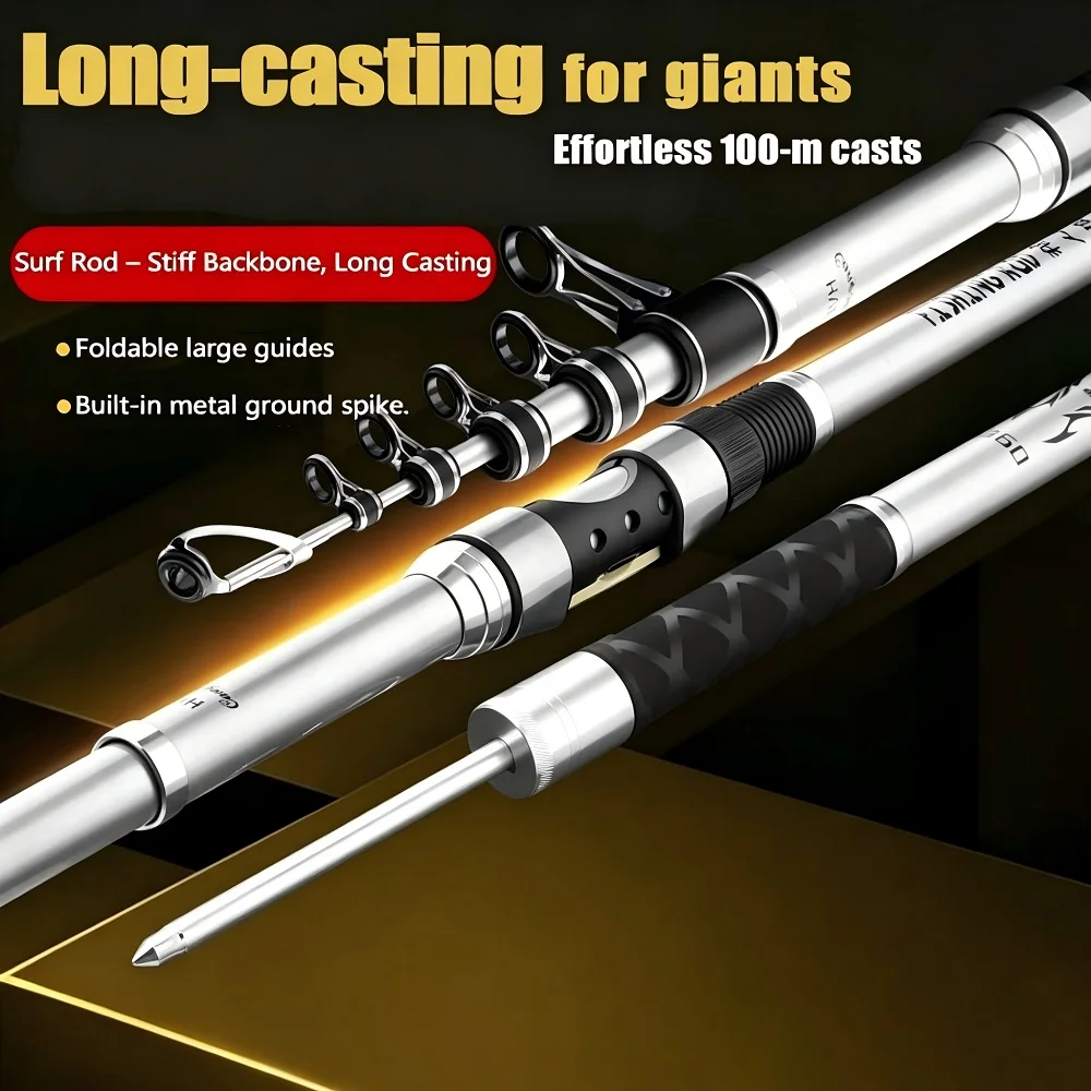 3.0M-4.5M Telescopic Fishing R - Fishing Rod Surf recension och pris