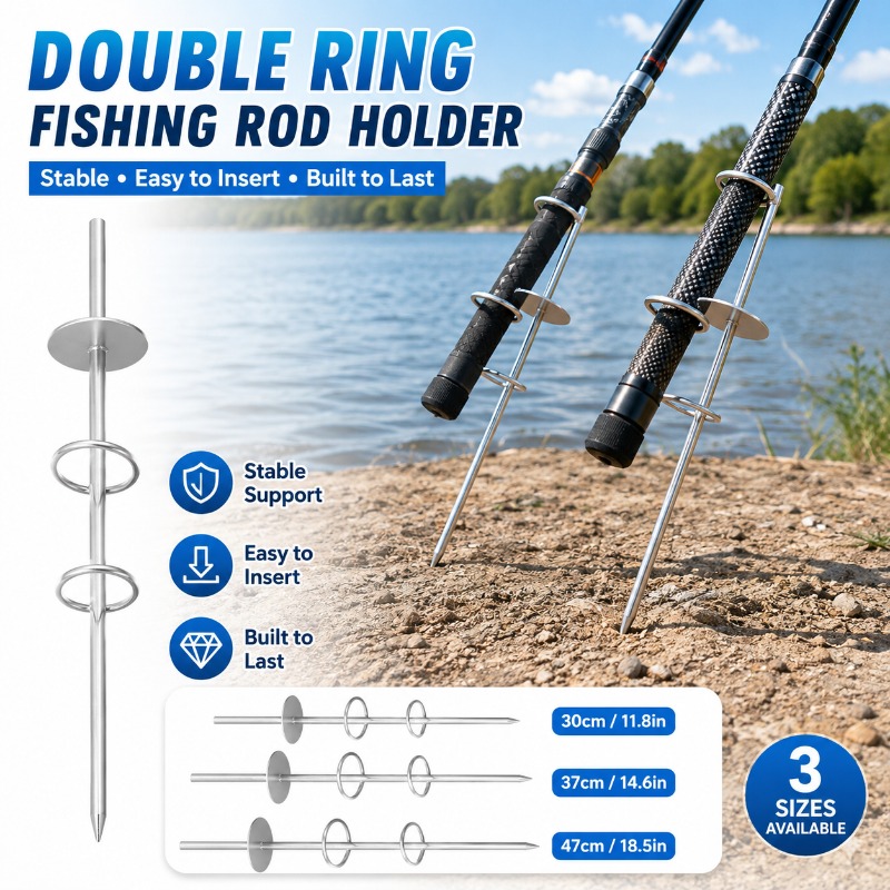 Double Ring Fishing Rod Holder - Fishing Rod Surf recension och pris