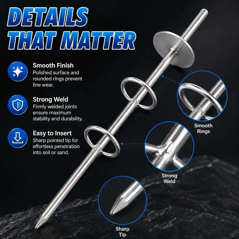 Double Ring Fishing Rod Holder - Fishing Rod Surf recension och pris