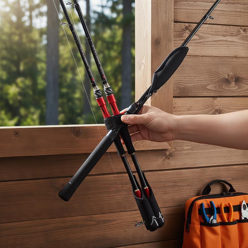 Adjustable Fishing Pole Sling  - Fishing Rod Combo recension och pris
