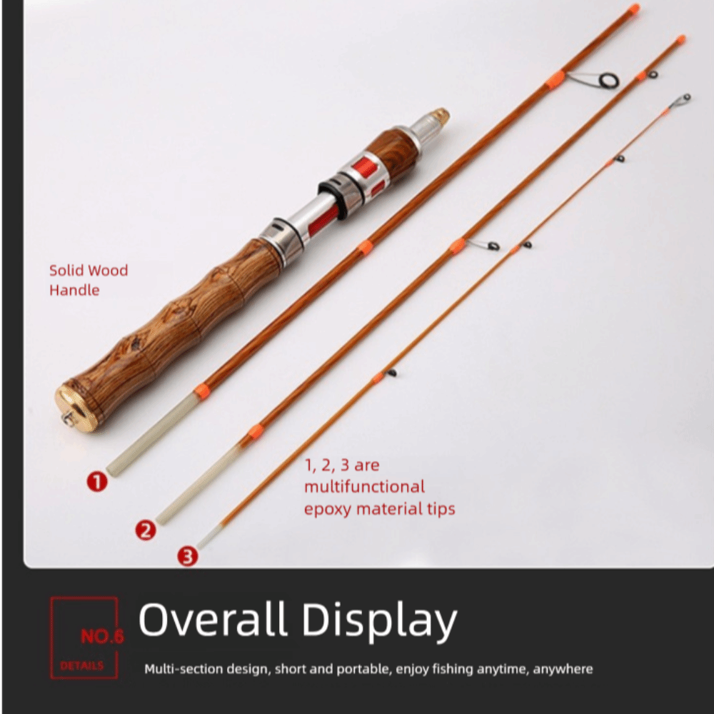 4 Sections Spinning Fishing Ro - Fishing Rod Spinning recension och pris