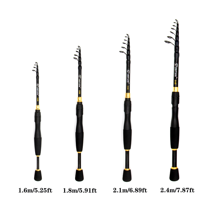 JSFUN Telescopic Fishing Rod   - Fishing Rod Carbon Fiber recension och pris